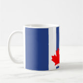 Tasse mit Flagge von Toronto, Ontario (Links)