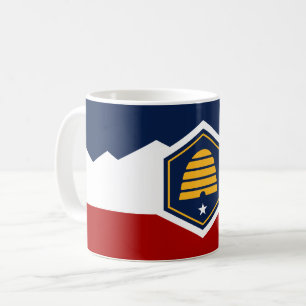 Tasse mit Flagge von Utah, USA