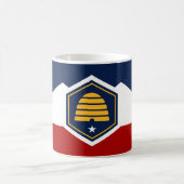 Tasse mit Flagge von Utah, USA (Mittel)