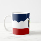 Tasse mit Flagge von Utah, USA (Links)