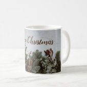 Tasse mit frohen Weihnachten und Mistletoe. (VorderseiteRechts)