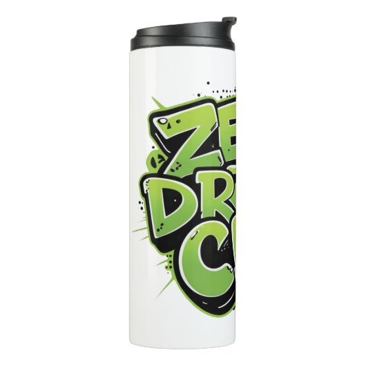 Tasse mit Funny Gen Z Graffiti Style Zero Drama Cl (Nach links gedreht)