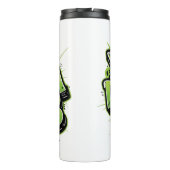 Tasse mit Funny Gen Z Graffiti Style Zero Drama Cl (Rückseite)