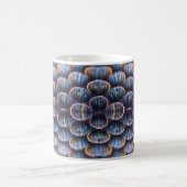 Tasse mit Futuristic Honeycomb Image (Mittel)