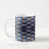 Tasse mit Futuristic Honeycomb Image (Links)