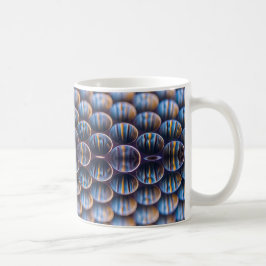 Tasse mit Futuristic Honeycomb Image