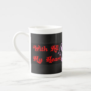 Tasse 'Mit ganzem Herzen'