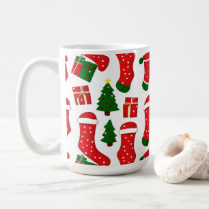 Tasse mit geschenktem Strumpf