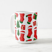 Tasse mit geschenktem Strumpf (Vorderseite Links)