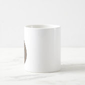 Tasse mit geschichteter Kunst (Mittel)