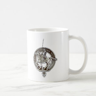 Tasse mit Gesellschafts-Wappen und Tartankarte von