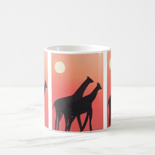 Tasse mit Giraffe Design (Mittel)