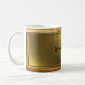 Tasse mit Goldplatte (Links)