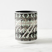 Tasse mit Goldtext (Zentrum)