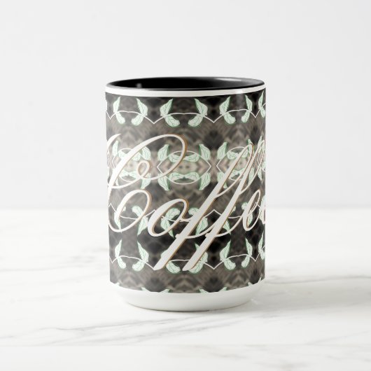 Tasse mit Goldtext (Zentrum)