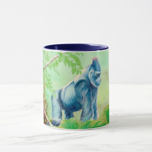 Tasse mit Gorilla, Zotier (Zentrum)