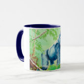 Tasse mit Gorilla, Zotier (Vorderseite Links)