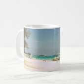 Tasse mit Grand Cayman Beach Szene (Vorderseite Links)