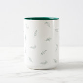 Tasse mit grünem Leaf (Mittel)