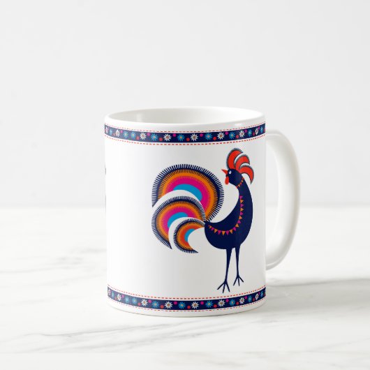 Tasse mit Hahn (VorderseiteRechts)