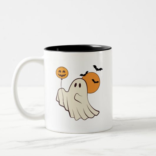 Tasse mit Halloween-Design (Links)