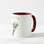 Tasse mit Happy Ostrich - Lächeln (VorderseiteRechts)