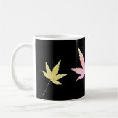 Tasse mit Herbstlaub (Links)