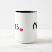 Tasse mit Herz und Liebe (Zentrum)