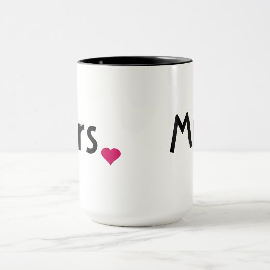 Tasse mit Herz und Liebe (Zentrum)