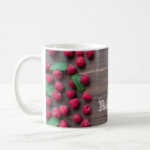 Tasse mit Himbeeren Motiv