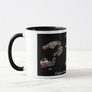 Tasse mit Homo naledi Skullen