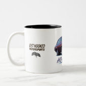 Tasse mit "HOOKED!" (Links)