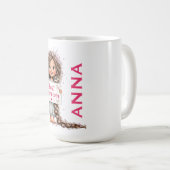 Tasse mit Illustration 'Beste Mutter überhaupt' al (VorderseiteRechts)