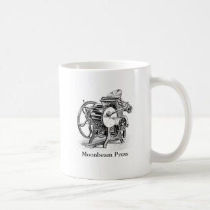 Tasse mit Illustration der C&P-Druckmaschine