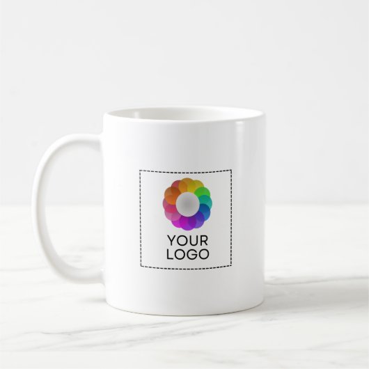 Tasse mit individuellem Logo, geringe Mindestmenge (Links)