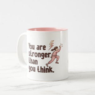 Tasse mit individuellem Namen - Du bist stärker al