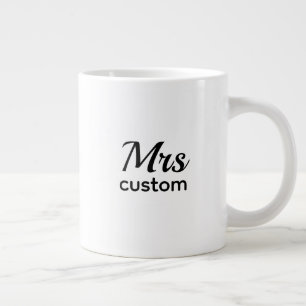 Tasse mit individuellem Namen Frau – Klassischer M