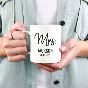 Tasse mit individuellem Namen für die Mrs. Persona