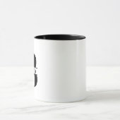 Tasse mit individuellem Namensbuchstaben 'B' (Zentrum)