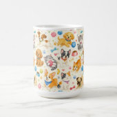 Tasse mit individuellem Wasserfarben-Design und Ca (Mittel)