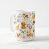 Tasse mit individuellem Wasserfarben-Design und Ca (Vorderseite Links)