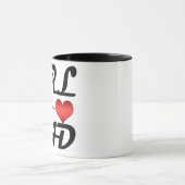 Tasse mit inspirierendem Aufdruck Die höchsten Ber (Zentrum)