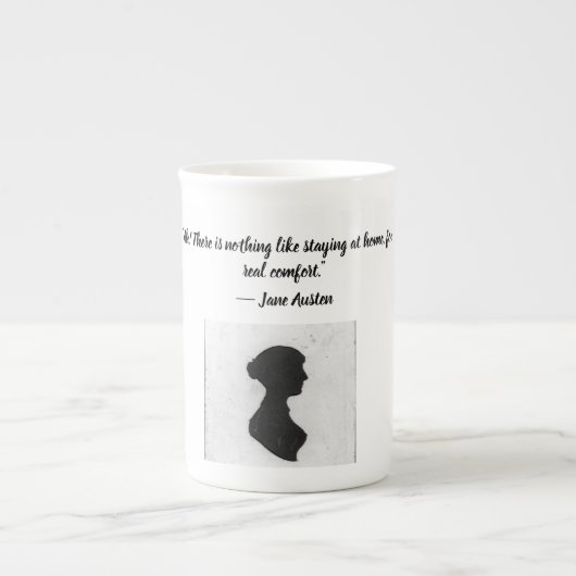 Tasse mit Jane Austen Zitat (Vorderseite)