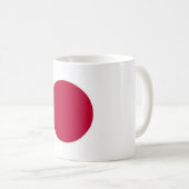 Tasse mit japanischer Flagge (VorderseiteRechts)