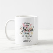 Tasse 'Mit Jehova wandeln seit der Floral-Taufe' (Links)