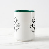 Tasse mit Kanufahrten über Paddeln (Mittel)