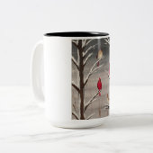 Tasse mit Kardinälen (Vorderseite Links)