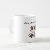 Tasse mit Katzenmotiv (Vorderseite Links)