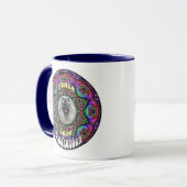 Tasse mit Kees in mandala (Vorderseite Links)