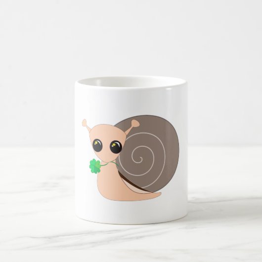 Tasse mit Kleber - Glück (Mittel)